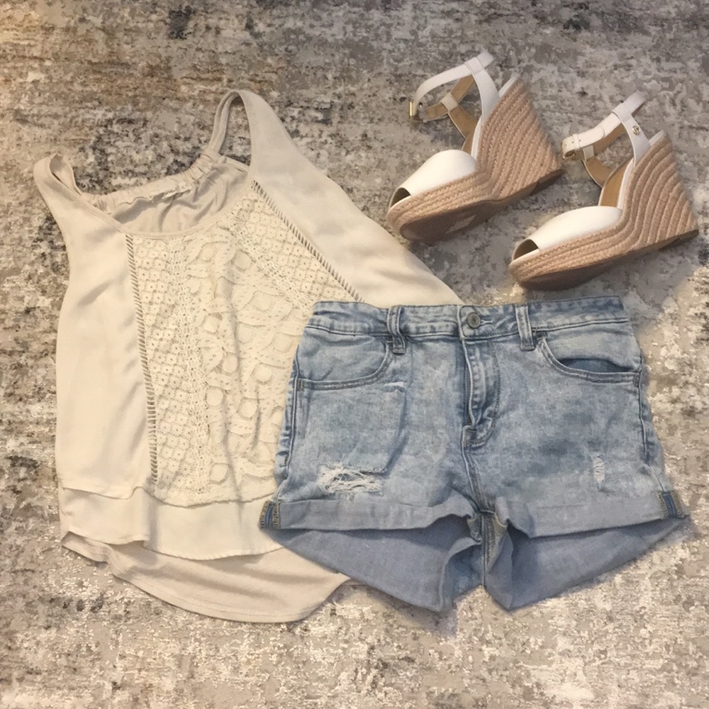 Flowy White Tank